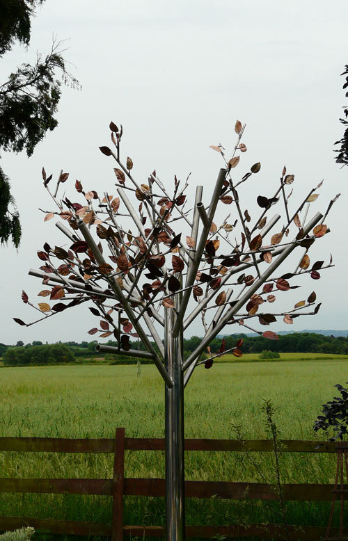 Garden Tree sculpture Stainless Steel