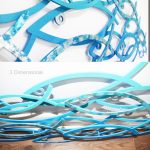 'Angelic Drift' Indoor Metal Wall Art Sculpture - Image 3