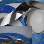 'Ocean Wave,' Outdoor Metal Wall Art Sculpture - Image 4
