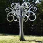 ' Steel Bloom' Outdoor Freestanding Metal Sculpture - Image 2