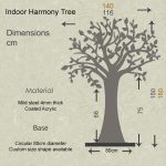 ' Harmony Tree' Indoor Freestanding Metal Sculpture - Image 5