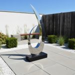 'Duality Flow' Outdoor Freestanding Metal Sculpture